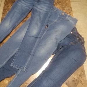 3 Pair girls jeans size 10 skinny
